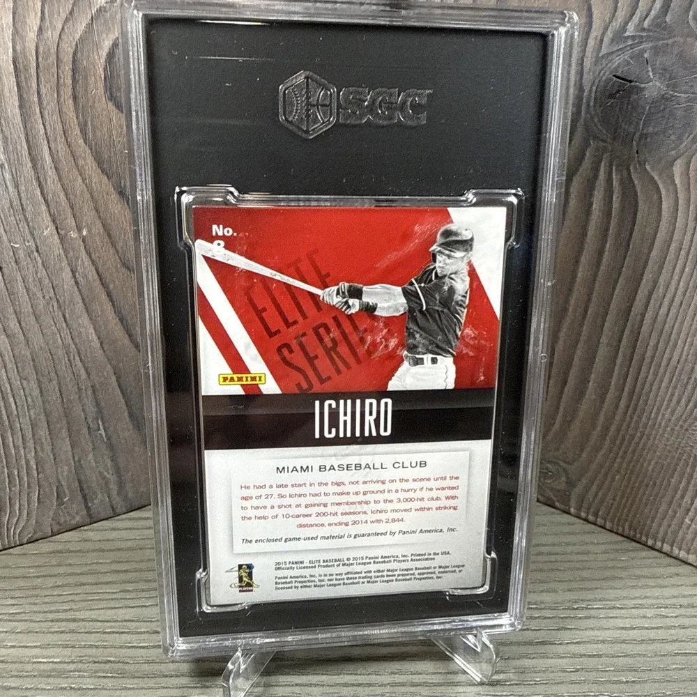 2015 Panini Elite - Elite Series‎ Materials Ichiro Suzuki #56 /188 SGC 9